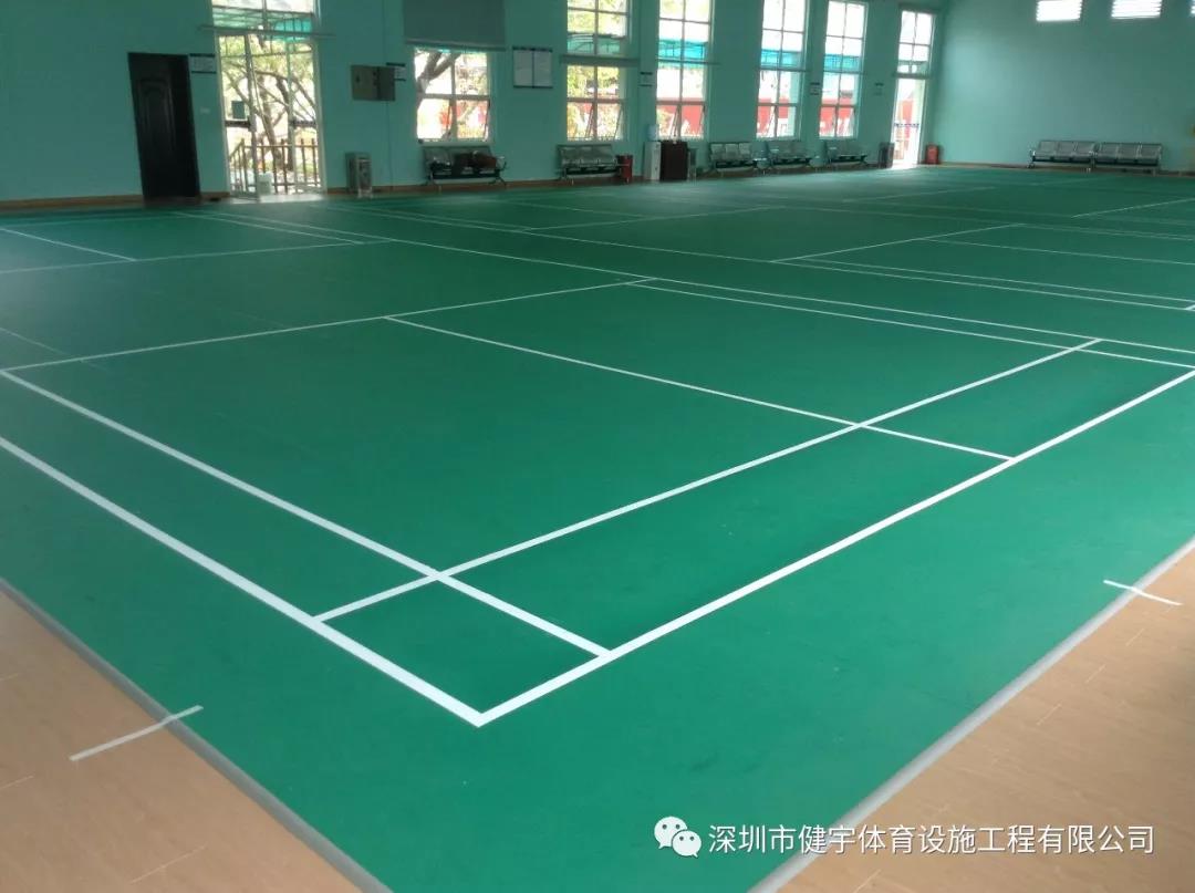 羽毛球場施工建設(shè)工程_案例工程_深圳市南山區(qū)公安分局機動訓(xùn)練大隊羽毛球場施工